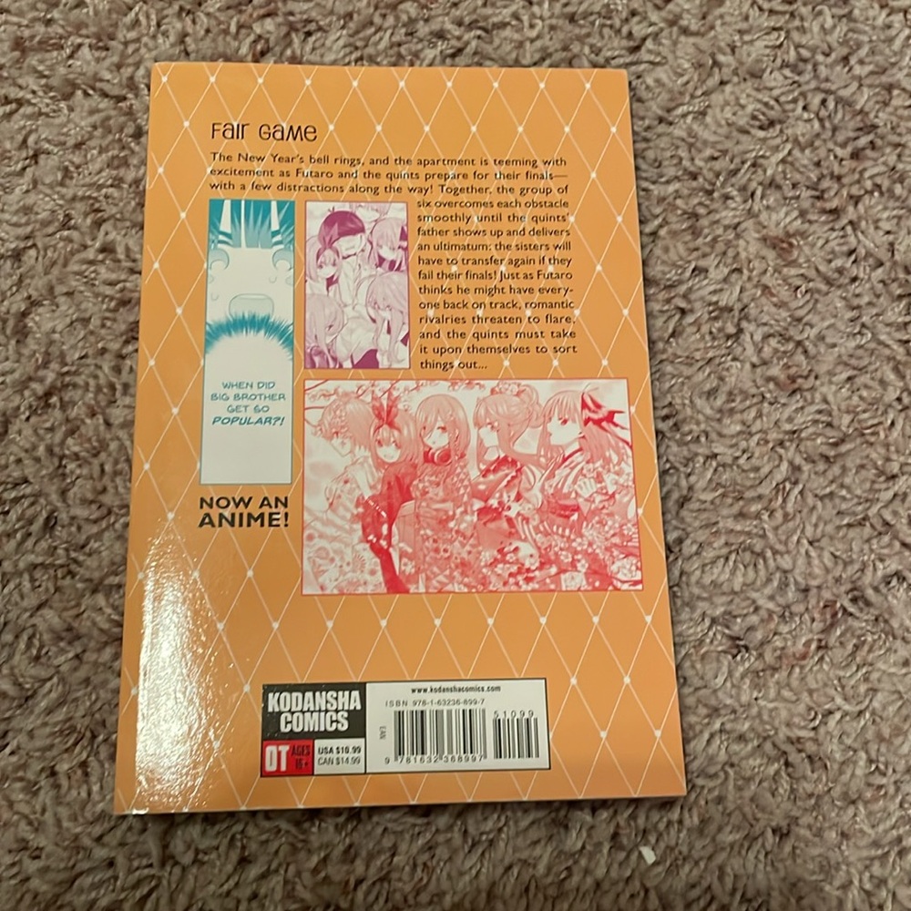The Quintessential Quintuplets Manga Set Vol 1-7 - Picture 16 of 16